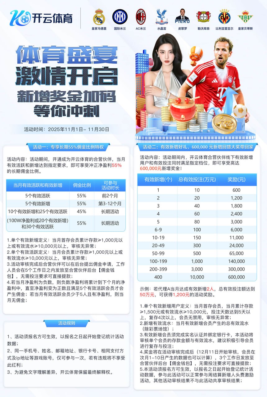 开云最新月负盈利